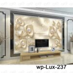پوستر دیواری سری لوکس 2018 کدwp-lux-237 کنار میز تلویزیون