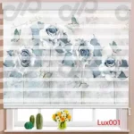 zebra-curtains-decorated-WITH-blue-roses-Left-view (Copy)