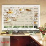 zebra-curtains-decorated-with-3d-gold-flower-in-kitchen-lux128