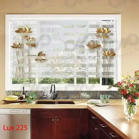 zebra-curtains-decorated-with-gold-bud-in-kitchen-lux225 (Copy)
