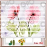zebra-curtains-decorated-with-two-flower-bed-room-LUX066 (Copy)