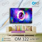 تابلو دیواری تصویری مناسب چشم پزشکی-کدOM 322